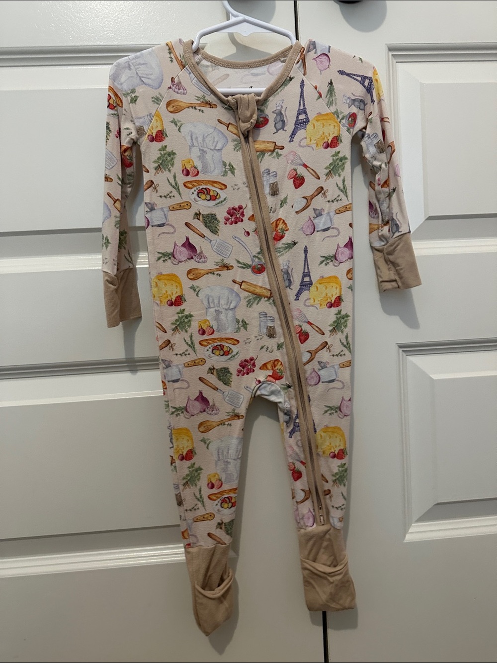 Crowns and Capes Ratatouille Footie Pajamas Retired Print